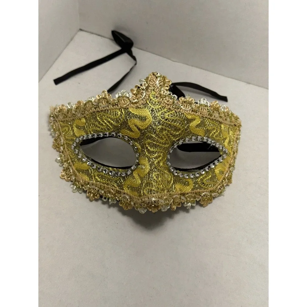 NEW masquerade fashion face mask tie‎ strings adult teen women